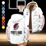 Rising Court Crew Winter Fleece Jacket, Anti-Pill Thermal Fleece HVN1436PT - White