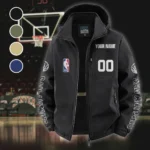Basketball Energy Family Fleece Windbreaker Jacket, Premium Bonded Fleece HVN1436SA - Black