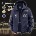 Basketball Energy Family Fleece Windbreaker Jacket, Premium Bonded Fleece HVN1436SA - Navy