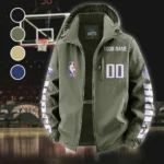 Rising Sport Spirit Fleece Windbreaker Jacket, Midweight Thermal Windbreaker HVN1436SK - Green
