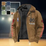 Streetwear Hoop Lifestyle Flannel Hoodie, Athletic Lifestyle Fan Hoodie HVN1436TR - Camel