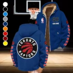 Streetwear Hoop Lifestyle Winter Fleece Jacket, Breathable Winter Comfort HVN1436TR - Navy