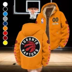 Streetwear Hoop Lifestyle Winter Fleece Jacket, Breathable Winter Comfort HVN1436TR - Orange