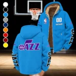 All-Season Sport Family Winter Fleece Jacket, Premium Fleece Barrier HVN1436UJ - Cyan