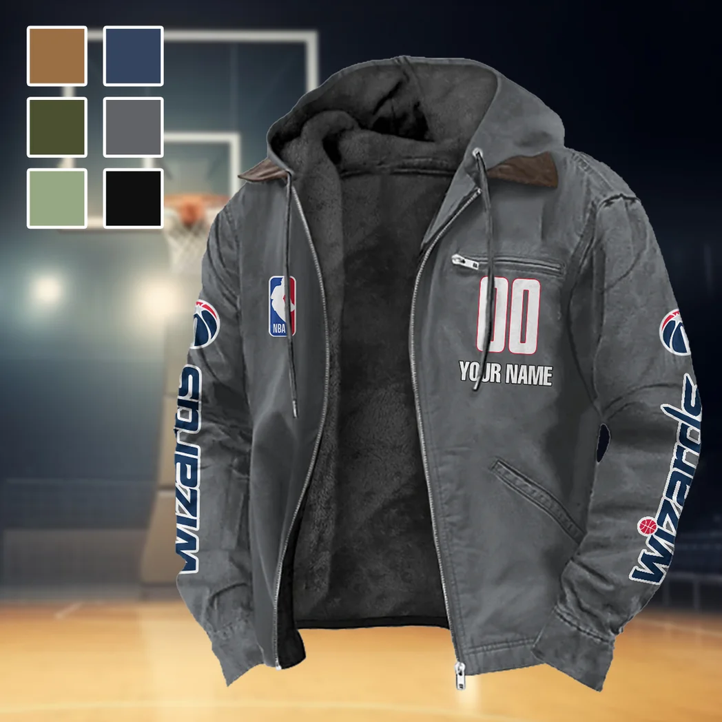 Bold Basketball Pride Flannel Hoodie, Fan Squad Flannel Hoodie HVN1436WW - Gray