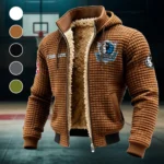 Rising Supporter Family Fleece-Lined Hooded Jacket, Cross-Training Winter Layer HVN1437DM - brown