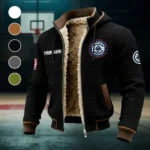 Game Ready Supporters Fleece-Lined Hooded Jacket, Storm-Ready Fleece-Lined Coat HVN1437LA - Black