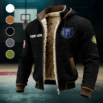 Athletic Fan Pride Fleece-Lined Hooded Jacket, Elemental Guard Sport Jacket HVN1437MG - Black