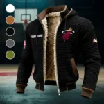 Everyday Basketball Lifestyle Fleece-Lined Hooded Jacket, Water-Resistant Thermal Hoody HVN1437MH - Black