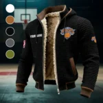 Hoop Passion Fans Fleece-Lined Hooded Jacket, Rugged Terrain Fleece Hoody HVN1437NY - Black