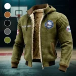 All-Season Sport Family Fleece-Lined Hooded Jacket, Heavyweight Cozy Sport Shell HVN1437PH - Green