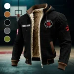 Hoop Passion Squad Fleece-Lined Hooded Jacket, Breathable Warmth Sport Jacket HVN1437TR - Black