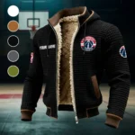 All-Season Hoop Squad Fleece-Lined Hooded Jacket, Warmth-Lock Fleece-Lined Zip HVN1437WW - Black