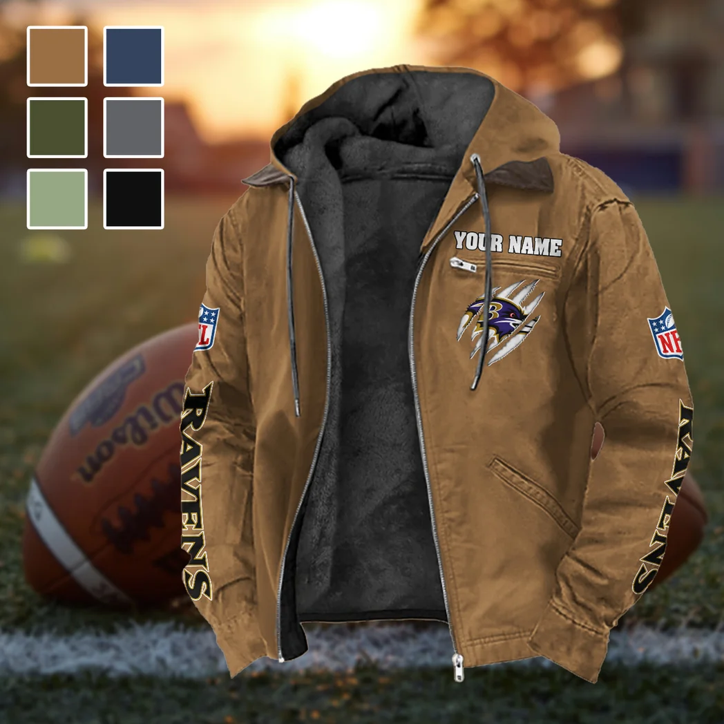 Fan Flight Squad Flannel Hoodie, Stadium Ready Flannel Hoodie HVN1438BR - Camel