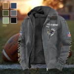 Fan Flight Squad Flannel Hoodie, Stadium Ready Flannel Hoodie HVN1438BR - Gray