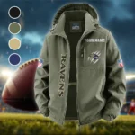 Fan Flight Squad Fleece Windbreaker Jacket, Core-Warmth Windbreaker HVN1438BR - Green