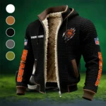 Fan Cubs Squad Fleece-Lined Hooded Jacket, Endurance Sport Thermal Hoody HVN1438CB - Black