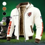 Fan Cubs Squad Fleece-Lined Hooded Jacket, Endurance Sport Thermal Hoody HVN1438CB - White