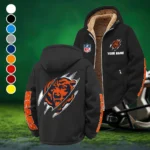 Fan Cubs Squad Winter Fleece Jacket, Sub-Zero Fleece Jacket HVN1438CB - Black