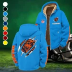 Fan Cubs Squad Winter Fleece Jacket, Sub-Zero Fleece Jacket HVN1438CB - Cyan