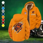 Fan Cubs Squad Winter Fleece Jacket, Sub-Zero Fleece Jacket HVN1438CB - Orange