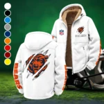 Fan Cubs Squad Winter Fleece Jacket, Sub-Zero Fleece Jacket HVN1438CB - White