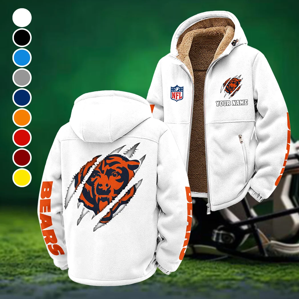 Fan Cubs Squad Winter Fleece Jacket, Sub-Zero Fleece Jacket HVN1438CB - White