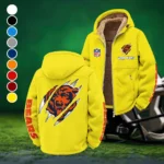 Fan Cubs Squad Winter Fleece Jacket, Sub-Zero Fleece Jacket HVN1438CB - Yellow