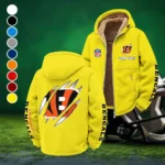 Feline Army Winter Fleece Jacket, Deep Winter Comfort Fleece HVN1438CI - Yellow