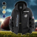 Mile High Squad Fleece Windbreaker Jacket, Weather-Guard Fleece HVN1438DB - Black