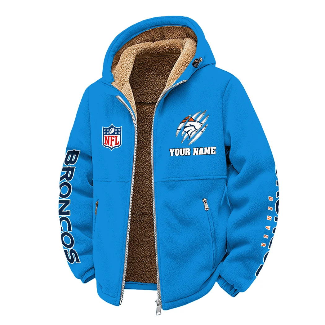 Mile High Squad Winter Fleece Jacket, Superior Thermal Protection HVN1438DB - Cyan - Image 2