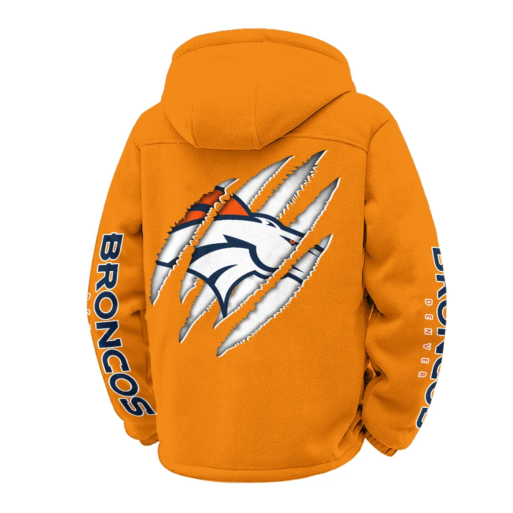 Mile High Squad Winter Fleece Jacket, Superior Thermal Protection HVN1438DB - Orange - Image 3