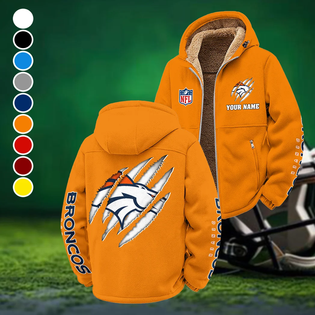 Mile High Squad Winter Fleece Jacket, Superior Thermal Protection HVN1438DB - Orange