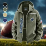 Blue Pride Fleece Windbreaker Jacket, Thermal Wind-Deflector HVN1438DC - Green