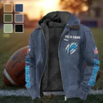 Feline Army Flannel Hoodie, Cold Game Day Hoodie HVN1438DL - Navy Blue