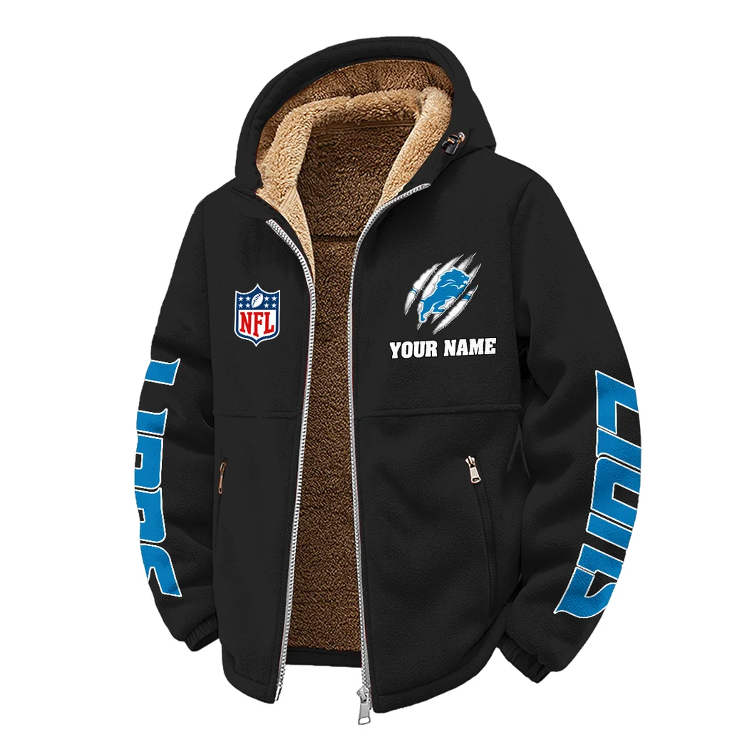 Feline Army Winter Fleece Jacket, High-Performance Trail Jacket HVN1438DL - Black - Image 2