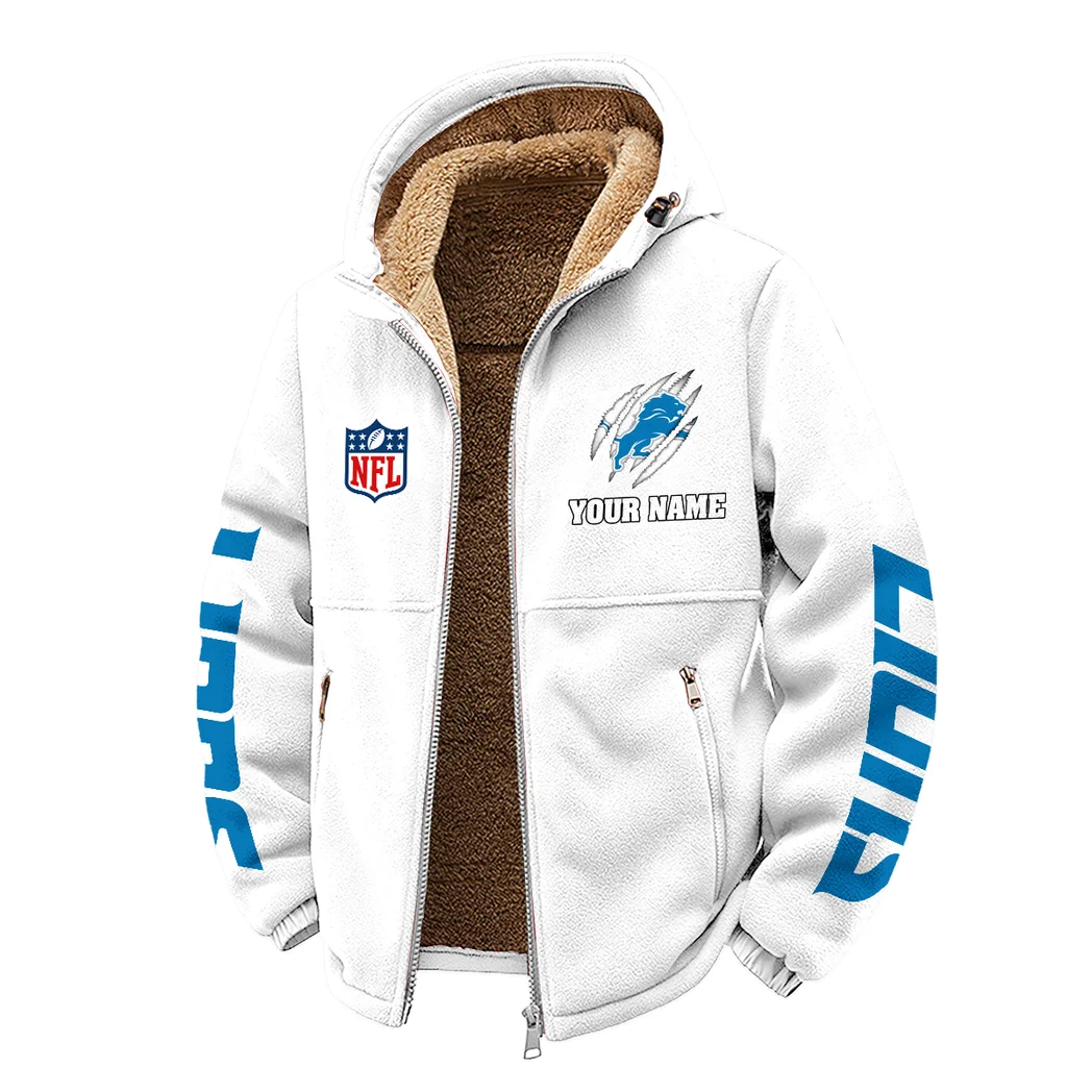 Feline Army Winter Fleece Jacket, High-Performance Trail Jacket HVN1438DL - White - Image 2