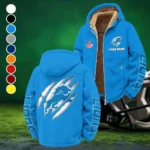 Feline Army Winter Fleece Jacket, High-Performance Trail Jacket HVN1438DL - Cyan