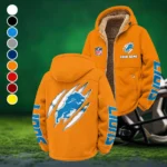 Feline Army Winter Fleece Jacket, High-Performance Trail Jacket HVN1438DL - Orange