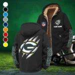 Titletown Fans Winter Fleece Jacket, Dynamic Winter Training Top HVN1438GP - Black
