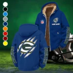 Titletown Fans Winter Fleece Jacket, Dynamic Winter Training Top HVN1438GP - Navy