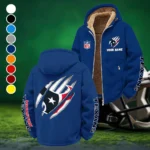 Texan Crew Winter Fleece Jacket, Multi-Sport Winter Layer HVN1438HT - Navy