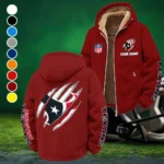 Texan Crew Winter Fleece Jacket, Multi-Sport Winter Layer HVN1438HT - Wine