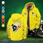 Texan Crew Winter Fleece Jacket, Multi-Sport Winter Layer HVN1438HT - Yellow