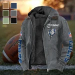 Horse Army Flannel Hoodie, Classic Flannel Sport Hoodie HVN1438IC - Gray