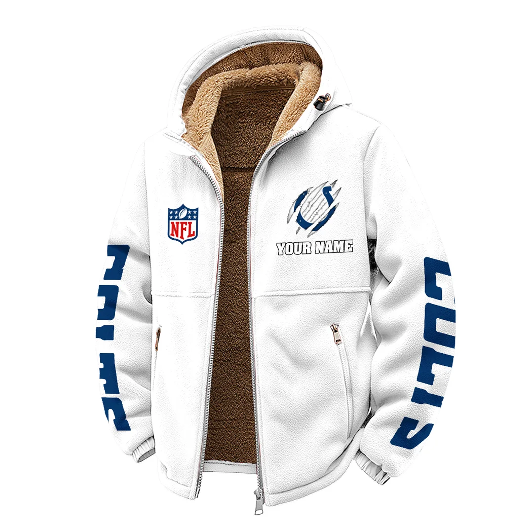 Horse Army Winter Fleece Jacket, Technical Mid-Layer Jacket HVN1438IC - White - Image 2