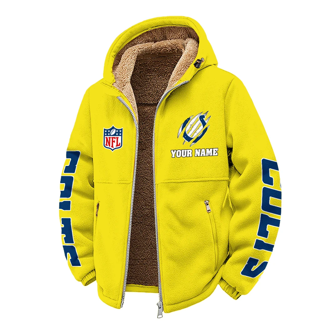Horse Army Winter Fleece Jacket, Technical Mid-Layer Jacket HVN1438IC - Yellow - Image 2