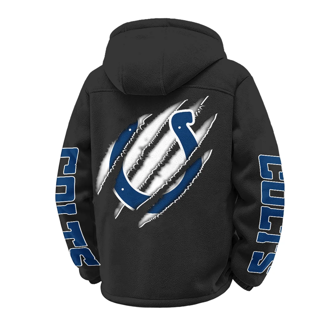 Horse Army Winter Fleece Jacket, Technical Mid-Layer Jacket HVN1438IC - Black - Image 3