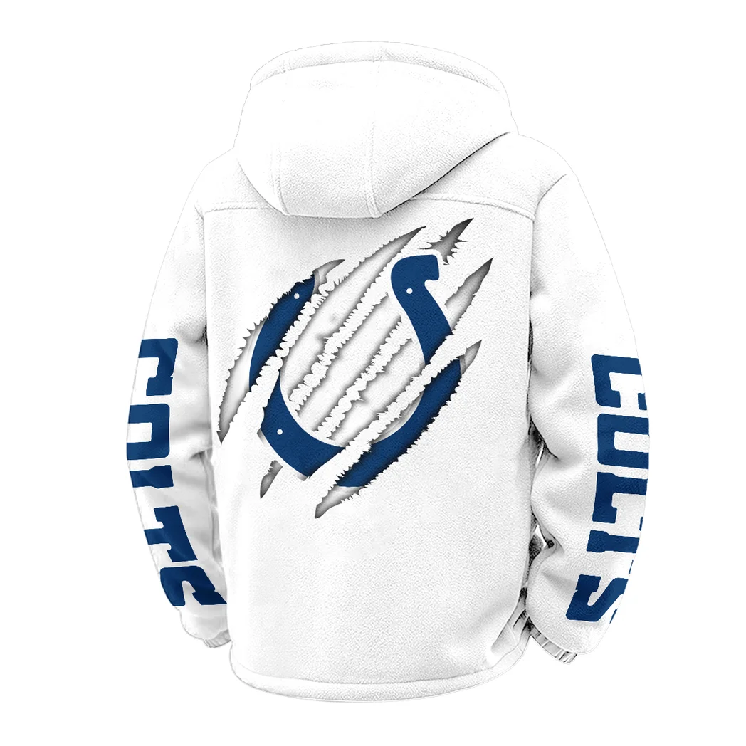 Horse Army Winter Fleece Jacket, Technical Mid-Layer Jacket HVN1438IC - White - Image 3