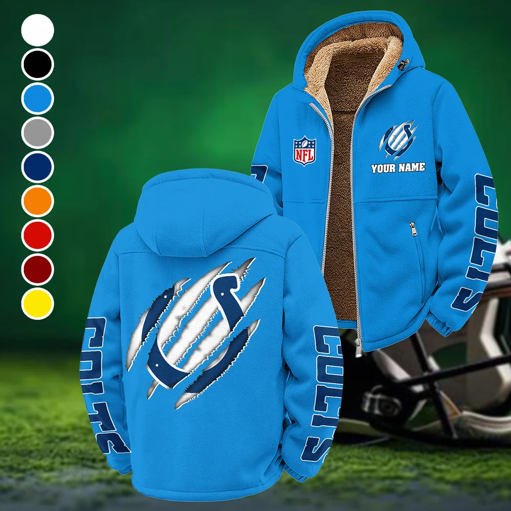 Horse Army Winter Fleece Jacket, Technical Mid-Layer Jacket HVN1438IC - Cyan